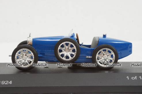 Bugatti T35B 1924, blue, WB220, WhiteBox 1:43