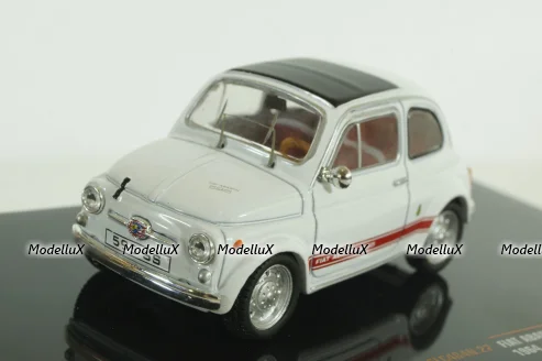 Fiat Abarth 595 SS 1957, white, CLC484, IXO 1:43
