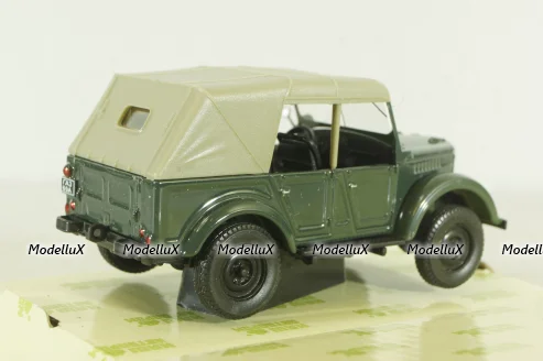 Газ-69А 4х4 1953, зеленый, Н353, Наш Автопром 1:43