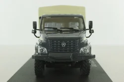 Газон NEXT C42А31 бортовой с тентом серый/бежевый Н235, Наш Автопром 1:43