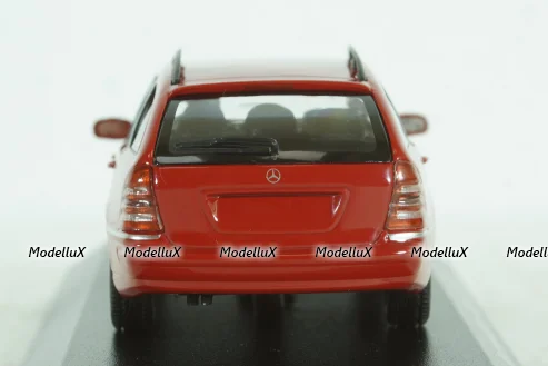 Mercedes C220 T-Model (S203), 2001, Mercedes C-Class, red, 940030111, Maxichamps 1:43