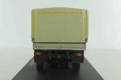 Газон NEXT C42А31 бортовой с тентом серый/бежевый Н235, Наш Автопром 1:43