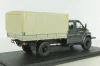 Газон NEXT C42А31 бортовой с тентом серый/бежевый Н235, Наш Автопром 1:43