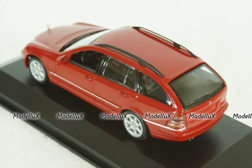 Mercedes C220 T-Model (S203), 2001, Mercedes C-Class, red, 940030111, Maxichamps 1:43