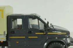 Газон NEXT C42А31 бортовой с тентом серый/бежевый Н235, Наш Автопром 1:43 Уценка!