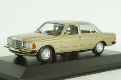 Mercedes 230E (W123), 1982, Mercedes E-Class Gold Metallic, 940032205, Maxichamps 1:43