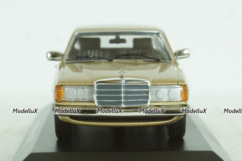 Mercedes 230E (W123), 1982, Mercedes E-Class Gold Metallic, 940032205, Maxichamps 1:43