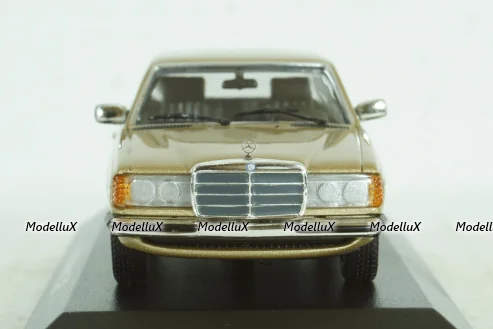 Mercedes 230E (W123), 1982, Mercedes E-Class Gold Metallic, 940032205, Maxichamps 1:43