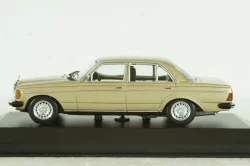 Mercedes 230E (W123), 1982, Mercedes E-Class Gold Metallic, 940032205, Maxichamps 1:43
