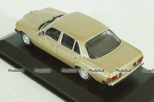 Mercedes 230E (W123), 1982, Mercedes E-Class Gold Metallic, 940032205, Maxichamps 1:43