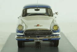 Газ-М22  Волга 1960, бело/синяя, 43805, NEO 1:43