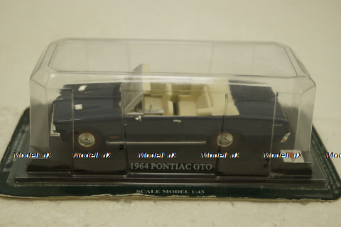 Pontiac GTO, blue, 1964, Del Prado 1:43
