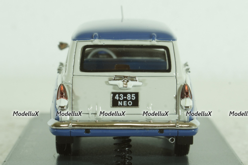 Газ-М22  Волга 1960, бело/синяя, 43805, NEO 1:43 