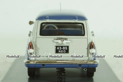 Газ-М22  Волга 1960, бело/синяя, 43805, NEO 1:43 