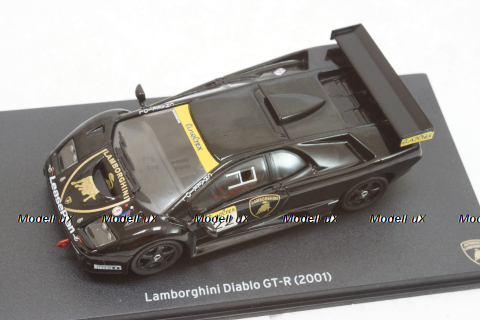 Lamborghini Diablo GT-R, black 2001, Altaya 1:43