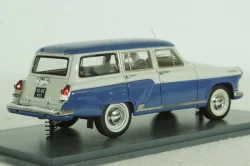 Газ-М22  Волга 1960, бело/синяя, 43805, NEO 1:43 