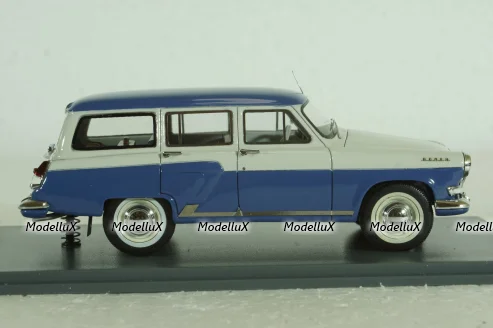 Газ-М22  Волга 1960, бело/синяя, 43805, NEO 1:43 