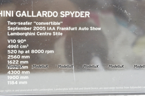 Lamborghini Gallardo Spyder, white 2005, Altaya 1:43