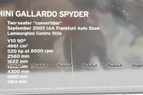 Lamborghini Gallardo Spyder, white 2005, Altaya 1:43