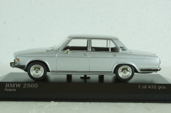 BMW 2500 (E3), 1968, silver, 410029201, Minichamps 1:43