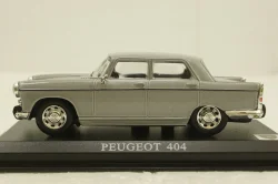Peugeot 404, grey,  Del Prado 1:43