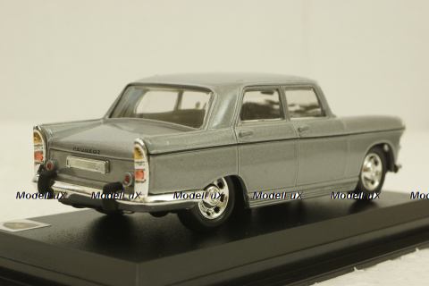 Peugeot 404, grey,  Del Prado 1:43