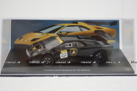 Lamborghini Diablo GT-R, black 2001, Altaya 1:43