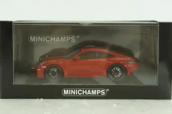 Porsche 911 (992) Сarrera  4 GTS 2019 Red, 410063000, Minichamps 1:43