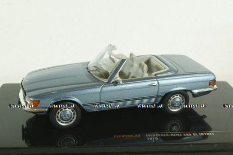 Mercedes 280 SL (R107) 1979, blue, CLC458, IXO 1:43