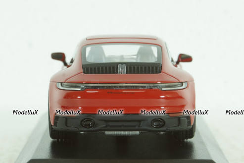 Porsche 911 (992) Сarrera  4 GTS 2019 Red, 410063000, Minichamps 1:43