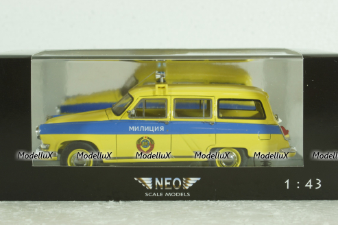 Газ-М22 Волга, ГАИ Милиция СССР 1970г., 44442, NEO 1:43