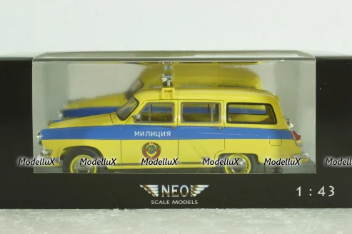 Газ-М22 Волга, ГАИ Милиция СССР 1970г., 44442, NEO 1:43
