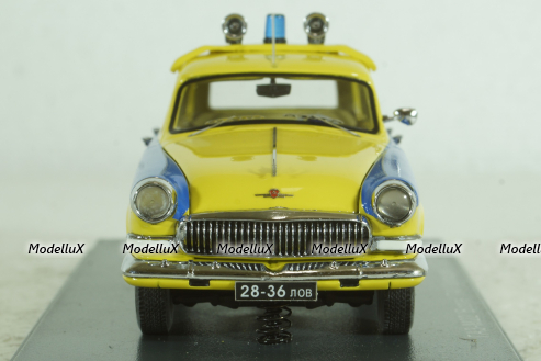 Газ-М22 Волга, ГАИ Милиция СССР 1970г., 44442, NEO 1:43