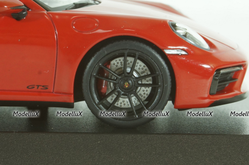 Porsche 911 (992) Сarrera  4 GTS 2019 Red, 410063000, Minichamps 1:43
