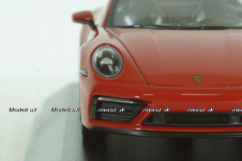 Porsche 911 (992) Сarrera  4 GTS 2019 Red, 410063000, Minichamps 1:43