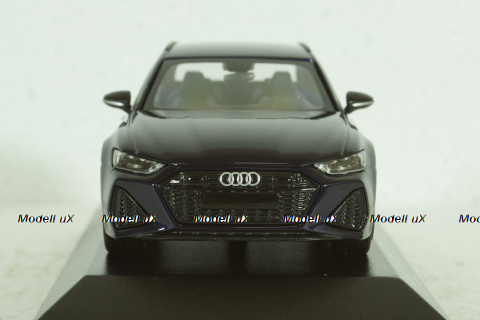Audi RS6 (C8) Avant, 2019, violet metallic, 410018016, Minichamps 1:43