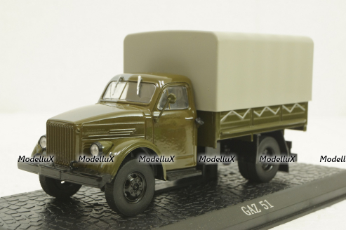 Газ-51 с тентом 1985, Atlas 1:43