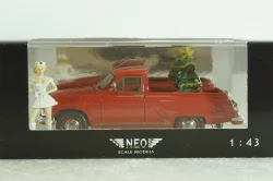 Газ-М22 Волга, Pick-up 1960, Merry Christmas, красная, 44480, NEO 1:43