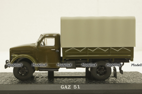 Газ-51 с тентом 1985, Atlas 1:43