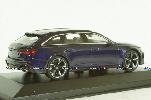 Audi RS6 (C8) Avant, 2019, violet metallic, 410018016, Minichamps 1:43