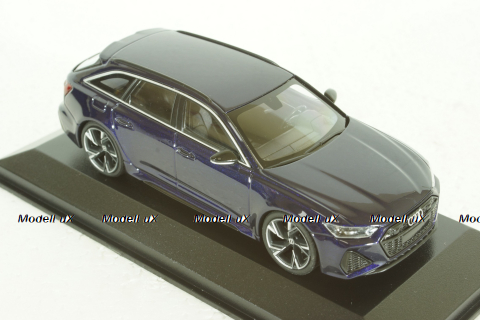 Audi RS6 (C8) Avant, 2019, violet metallic, 410018016, Minichamps 1:43