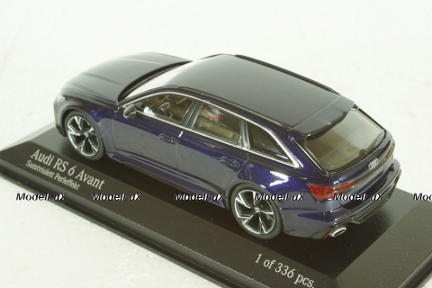 Audi RS6 (C8) Avant, 2019, violet metallic, 410018016, Minichamps 1:43