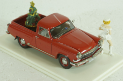 Газ-М22 Волга, Pick-up 1960, Merry Christmas, красная, 44480, NEO 1:43