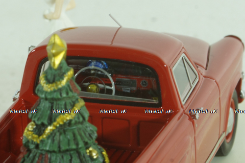 Газ-М22 Волга, Pick-up 1960, Merry Christmas, красная, 44480, NEO 1:43