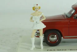 Газ-М22 Волга, Pick-up 1960, Merry Christmas, красная, 44480, NEO 1:43