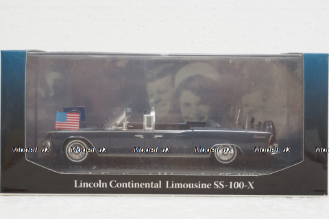 Lincoln Continental Limousine SS-100-X, 1961 John F. Kennedy , Atlas 1:43