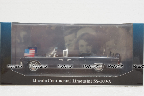 Lincoln Continental Limousine SS-100-X, 1961 John F. Kennedy , Atlas 1:43