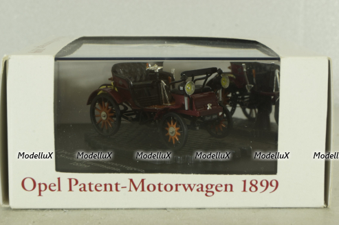 Opel Patent-Motorwagen, system Lutzmann 1899, red, Vitesse 1:43