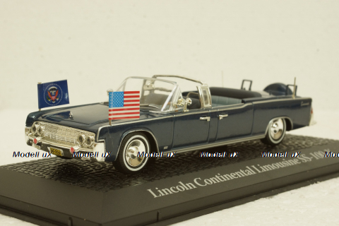 Lincoln Continental Limousine SS-100-X, 1961 John F. Kennedy , Atlas 1:43