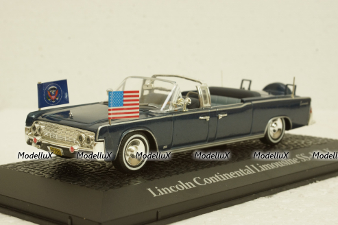 Lincoln Continental Limousine SS-100-X, 1961 John F. Kennedy , Atlas 1:43